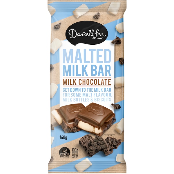 Darrell Lea Malted Milk Bar Milk Chocolate 160g