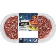 Woolworths 4 Pack Angus Quarter Pound Beef Burgers