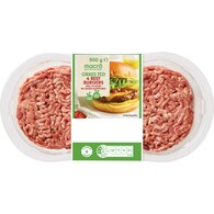 Macro Grass Fed 4 Beef Burgers Patties