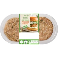 Macro 4 Pack Free Range Chicken & Zucchini Burgers