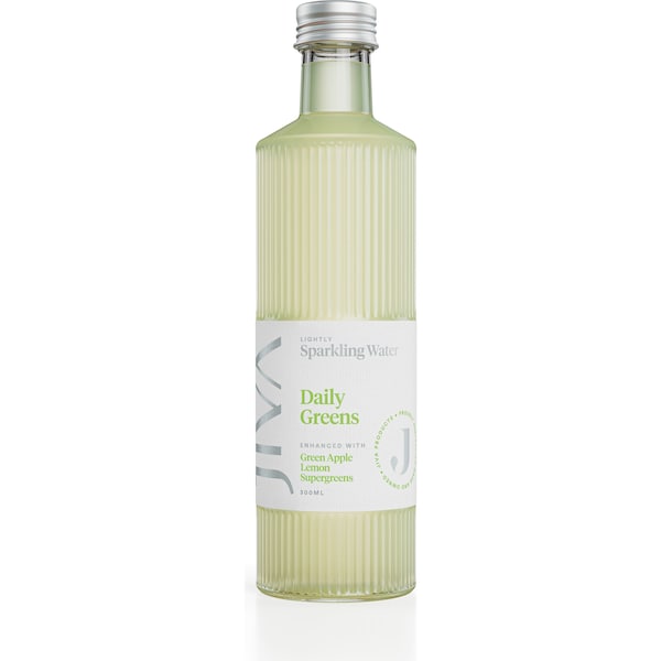 Jiva Lightly Sparkling Water Daily Greens 300mL