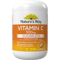 Nature's Way Vitamin C 500mg Chewable Tablets