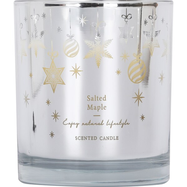 Christmas Scented Candle Silver Salted Maple each