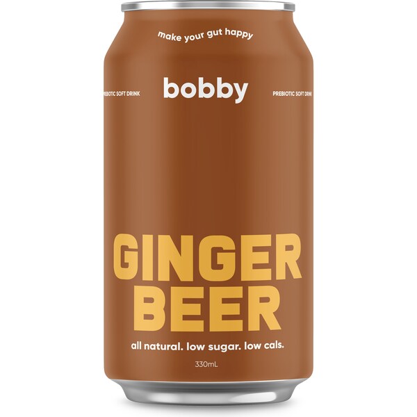 Bobby Prebiotic Soft Drink Ginger Bee 330mL