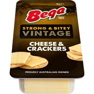 Bega Vintage Cheese & Crackers Strong & Bitey