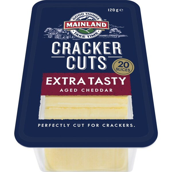 Mainland Extra Tasty Cheddar Cracker Cuts 120g