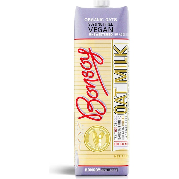 Bonsoy Unsweetened Oat Long Life Milk UHT 1L