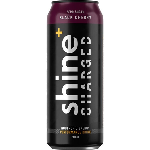 Shine Plus Charged Black Cherry Drink 500mL