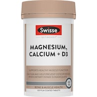 Swisse Ultiboost Magnesium Calcium + D3 Tablets