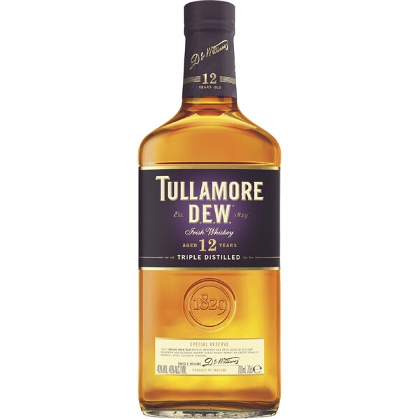 Tullamore Dew Irish Whisky 12 Year Old 700mL