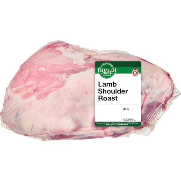 Fettayleh Foods Lamb Shoulder Roast 5.8kg - 6.5kg