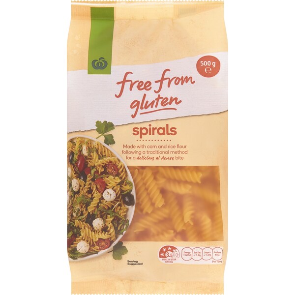 Free From Gluten Spirals 500g