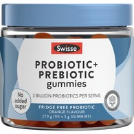 Swisse Probiotic + Prebiotic Gummies For Adults