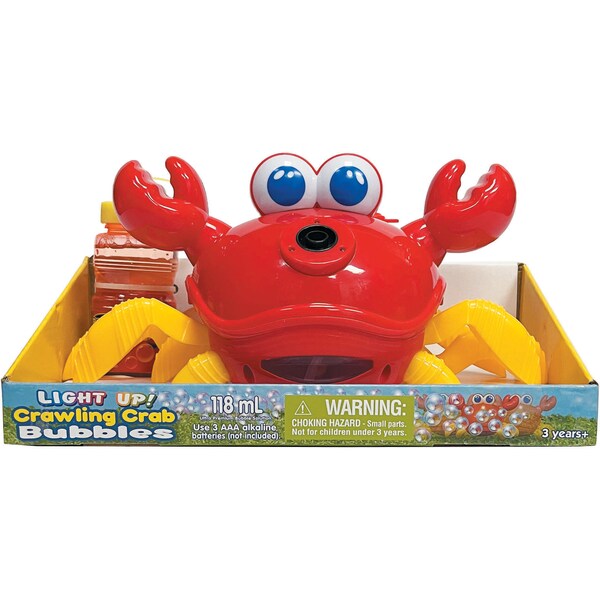 Light Up Crawling Bubble Machine Assorted each