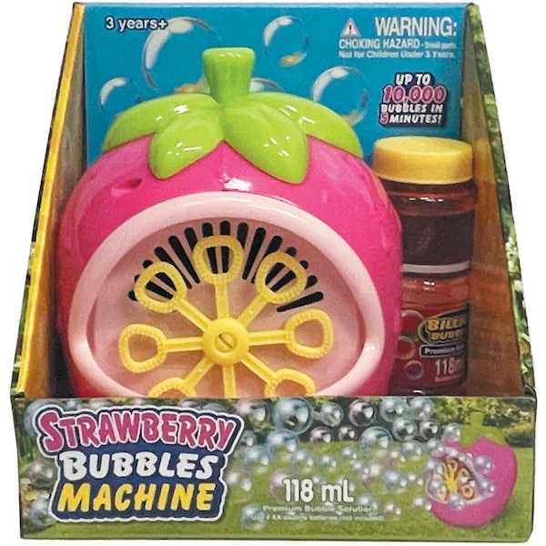 Bubble Machine Straberry Or Pineapple Assorted each