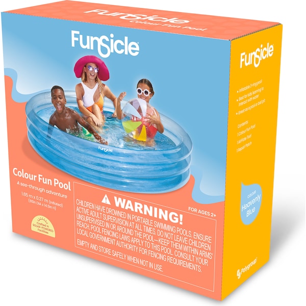 Funsicle Colour Fun Pool Kids each