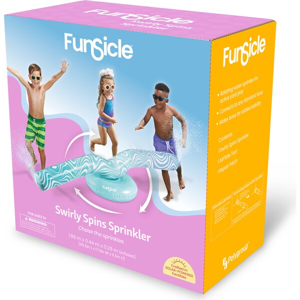 Funsicle Swirly Spins Sprinkler each