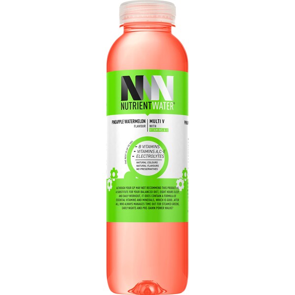 Nutrient Water Multi V Pineapple Watermelon Flavour 575mL