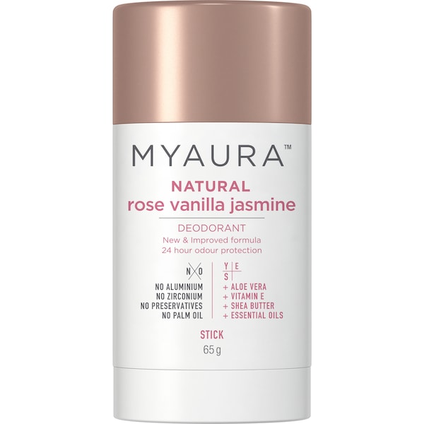 MyAura Deodorant Stick Rose Vanilla Jasmine 65g
