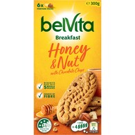 Belvita Honey & Nut With Chocolate Chips Breakfast Biscuits