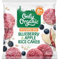 Only Organic Blueberry & Apple Rice Cakes