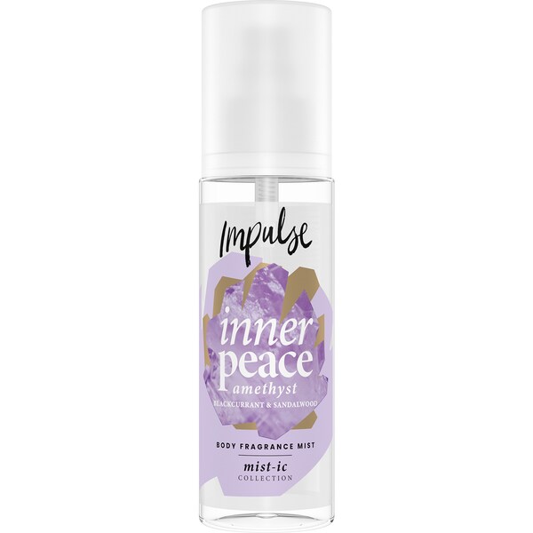 Impulse Body Mist Inner Peace Blackcurrant & Sandlewood 150mL