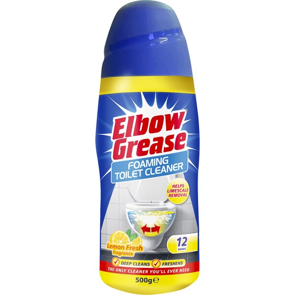 Elbow Grease Foaming Toilet Cleaner Lemon Fresh 500g