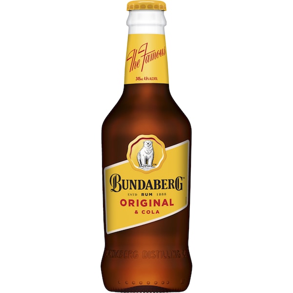 Bundaberg Rum & Cola Up Bottle 345ml