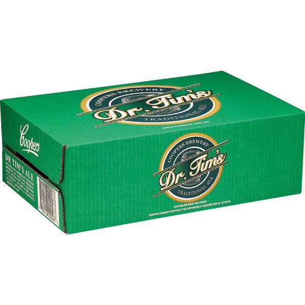 Coopers Dr. Tims Traditional Ale Cans 375mL x 24 case