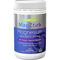 Vitaceuticals Magzorb Magnesium Glycinate 500mg Capsules