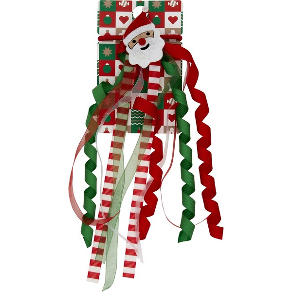 Christmas Santa Hair Elastic each