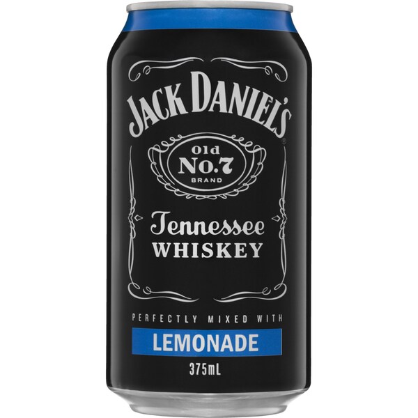 Jack Daniel's Tennessee Whiskey & Lemonade Can 375ml