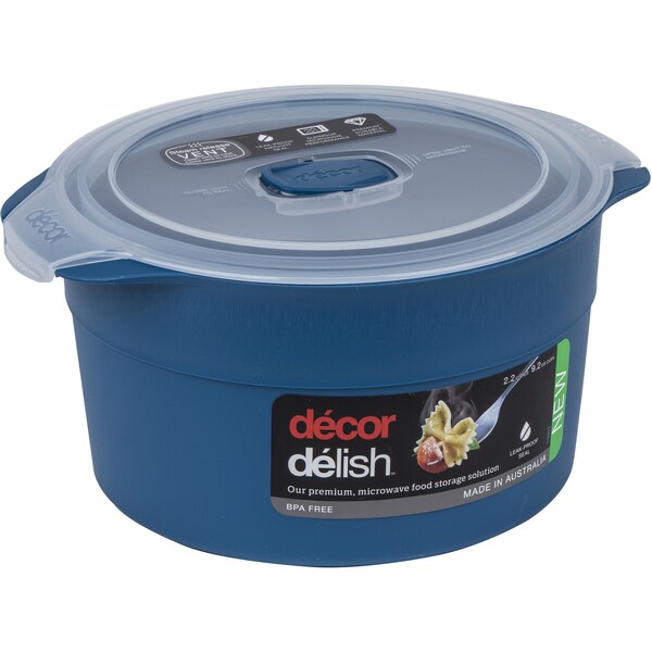 Decor Delish Container Round 2.2l
