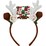 Christmas Felt Reindeer Floral Headband each