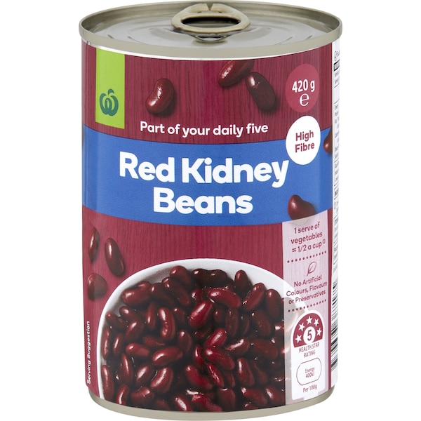 Woolworths Red Kidney Beans 420g