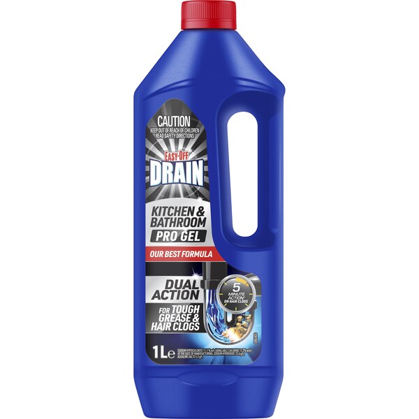 Easy-Off Drain Kitchen & Bathroom Pro Gel 1L