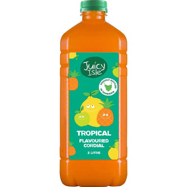 Juicy Isle Cordial Tropical Flavoured 2L