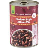 Woolworths Mexican Style 3 Bean Mix