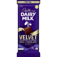 Cadbury Dairy Milk Velvet Chocolate Block