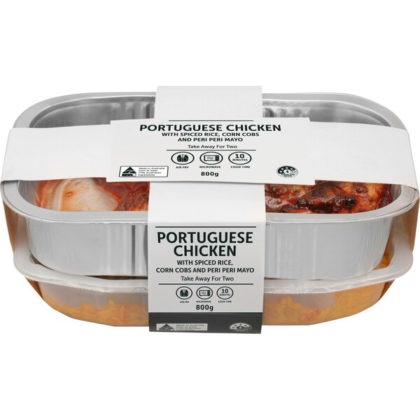 Portuguese Chicken With Spiced Rice & Corn 800g