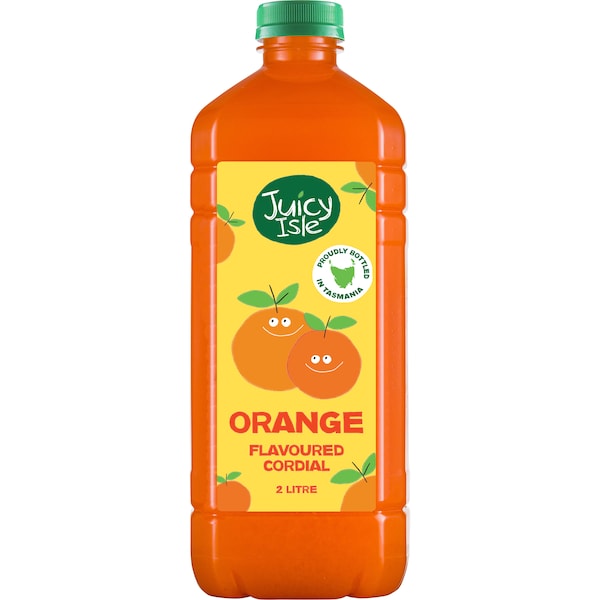 Juicy Isle Orange Flavoured Cordial 2L