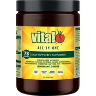 Vital All In One Daily Supplement Powder Lemon & Ginger Flavour