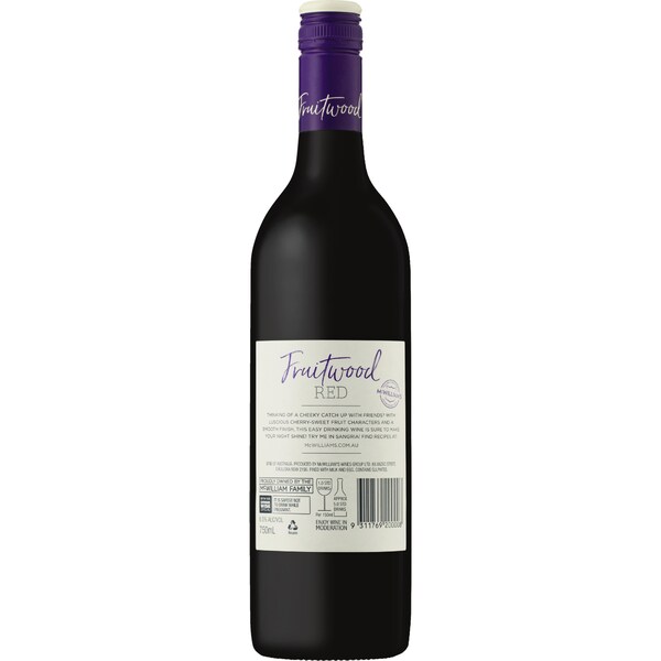 McWilliam's Wines Inheritence Sweet Red Fruitwood 750mL