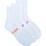Underworks Ladies Sport Mid Crew Cotton Blend Socks White Size 5-8 3 pack