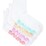 Bonds Ladies Lightweight 1/4 Crew Socks Size 2-8 Assorted 4 pack