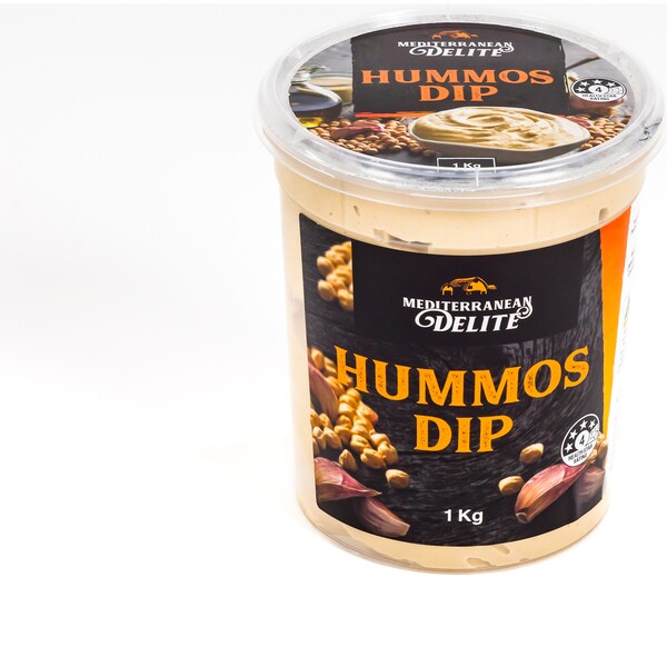 Mediterranean Delite Hummus Dip 1kg