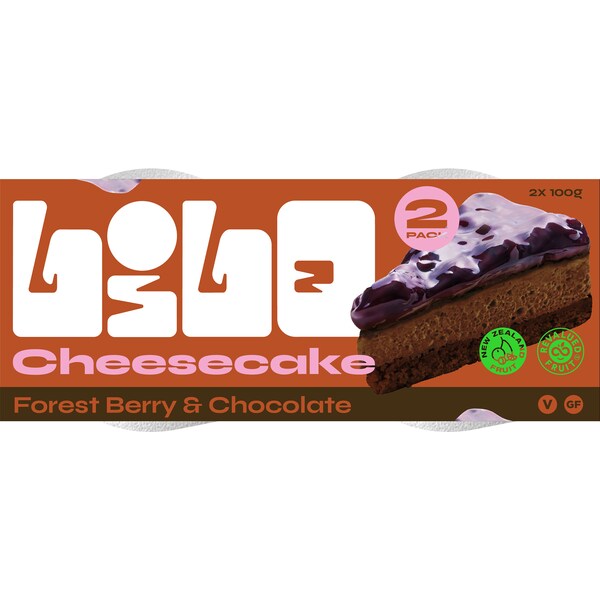 Lilo Cheesecake Forest Berry & Chocolate 100g x 2 pack