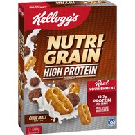 Kellogg's Nutri Grain High Protein Crunch Choc Malt Cereal