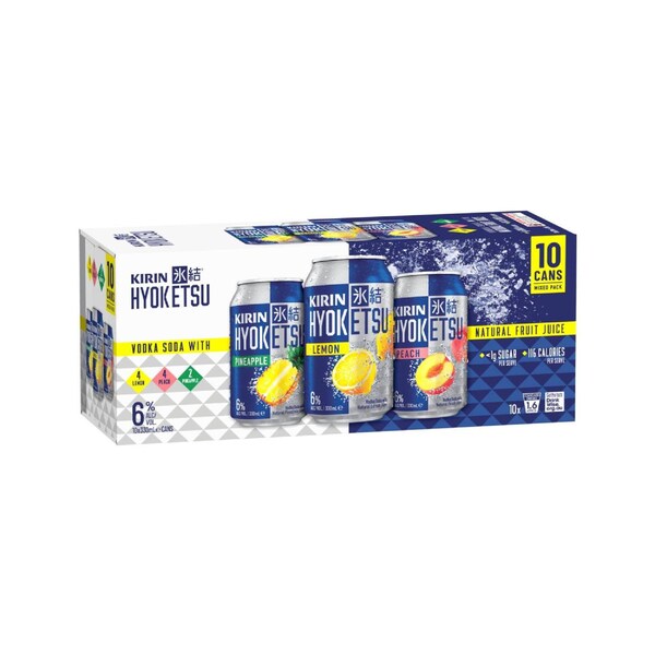 Kirin Hyoketsu Variety pack Can 330mL x 10 pack