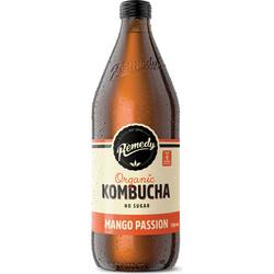 Remedy Organic Kombucha Mango Passion 750ml